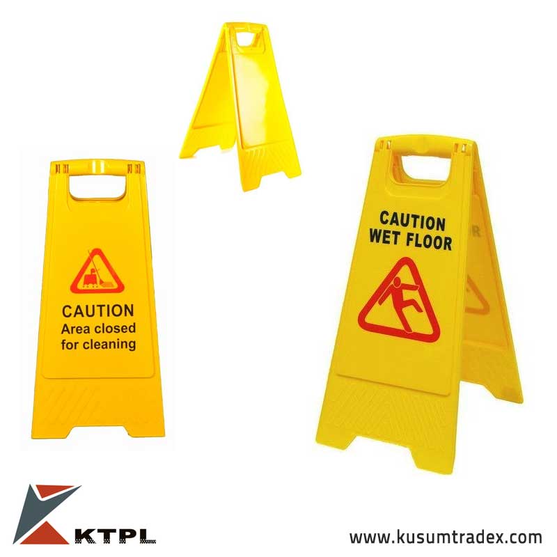 MS Lockable Parking Post & Plastic Floor Stand