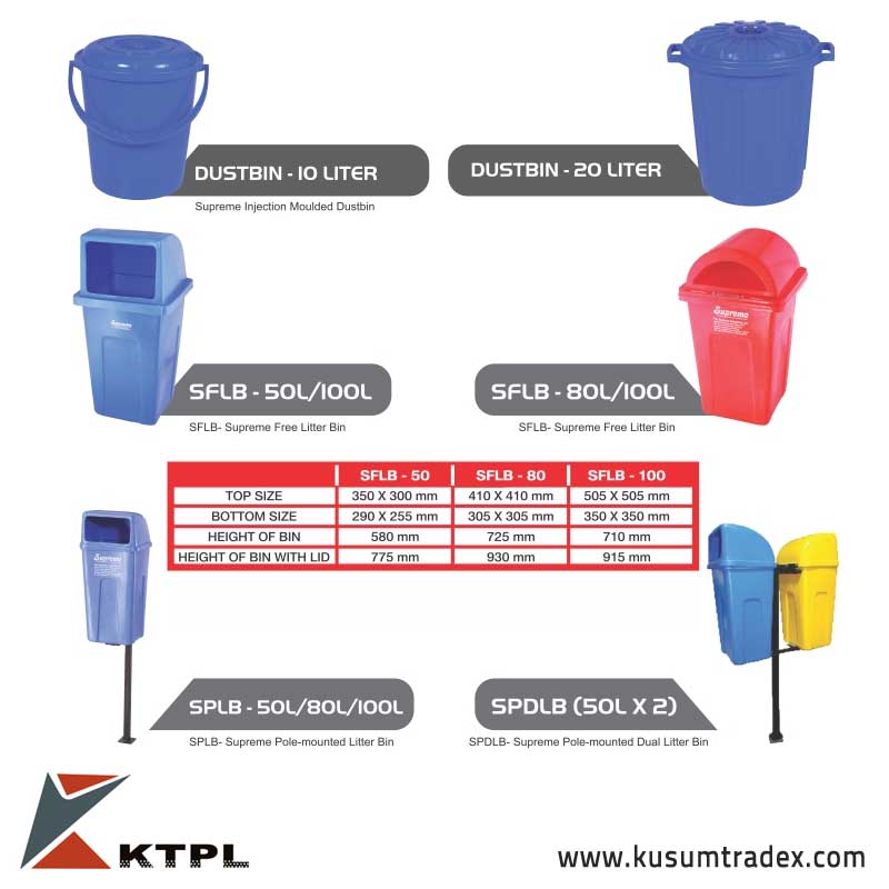 Roto Moulded Dustbins